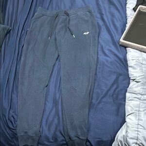 Hollister Navy Blue Sweatpants